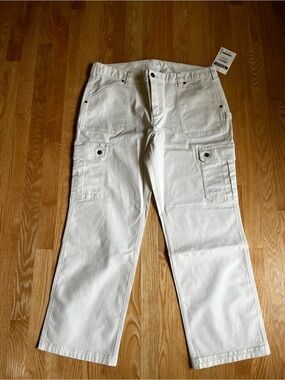 Duluth Trading Co Women’s Sz 16 x 29 Duluthflex Fire Hose Relaxed Cargo Pants